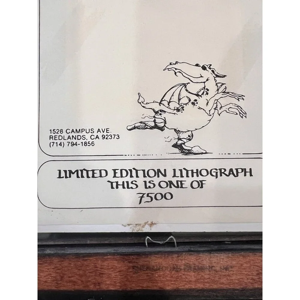 Jody Bergsma Vintage Lithographs Limited Edition 1981 1982 Lot of 2‎